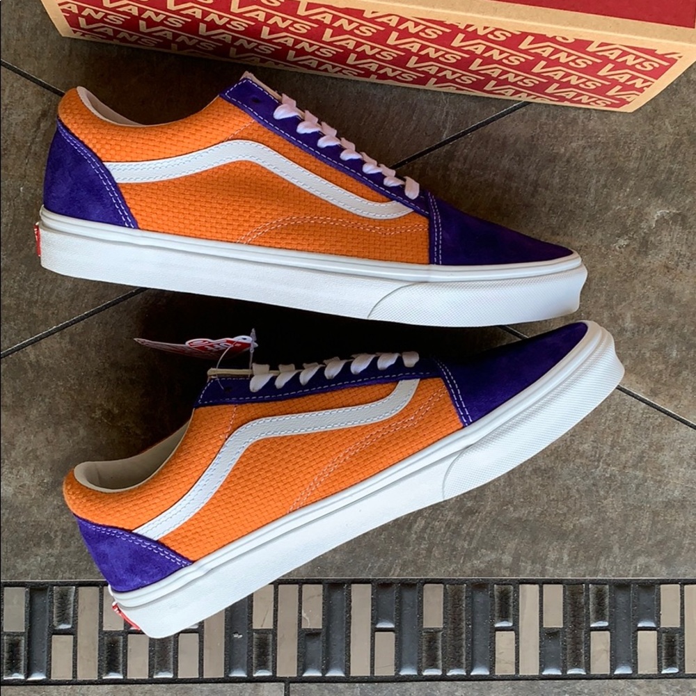 VANS OLD SKOOL P&C Bl/Apricot Buff - Picture 14 of 16